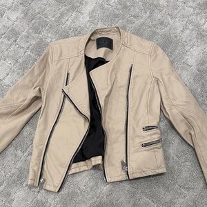 Tan Blank NYC Faux Leather Jacket